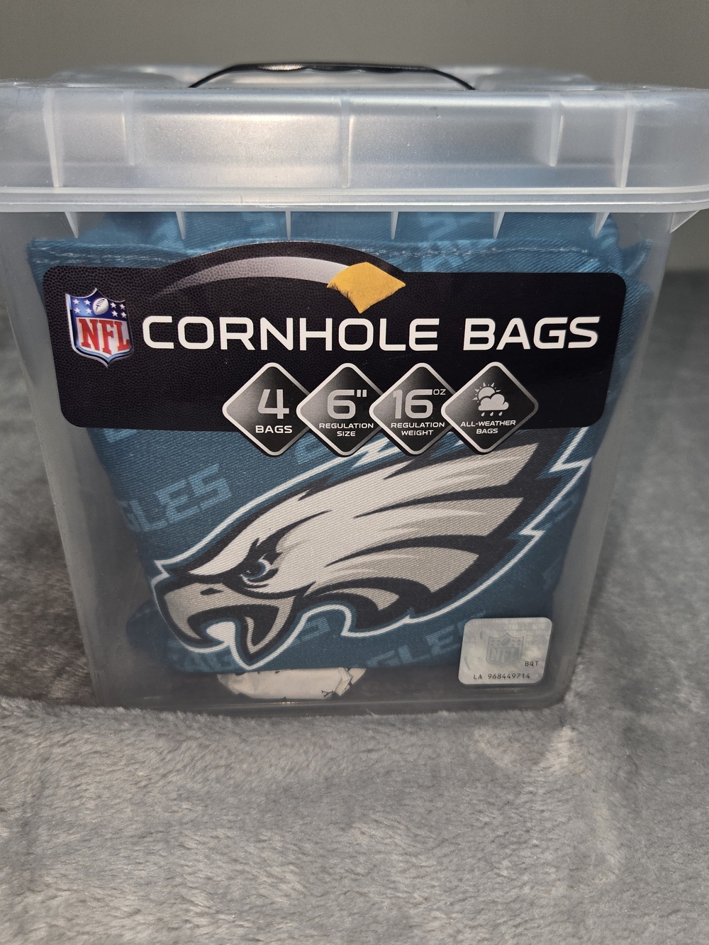 NFL Philadelphia Eagles Cornhole Bags - Teal & White Logo